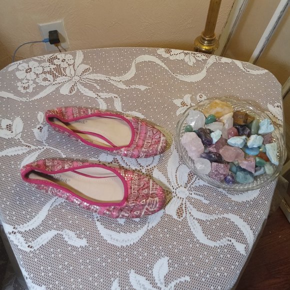 LovMark Fuchsia Keys-2 Sz 8.5 Womens Slippers - Picture 1 of 1